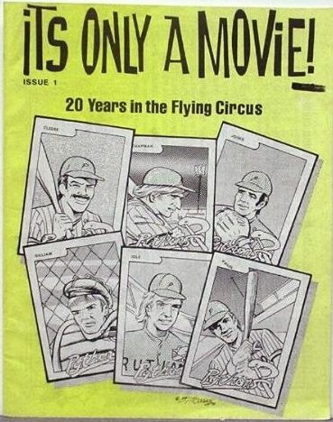 ITS ONLY A MOVIE magazine side cover Issue 1 April/May 1990
