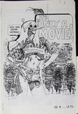 ITS ONLY A MOVIE magazine side cover January 1989