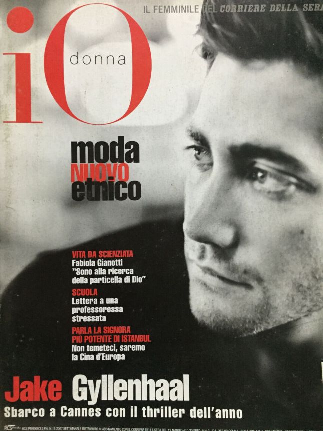 IO DONNA magazine side cover Issue 19   2007