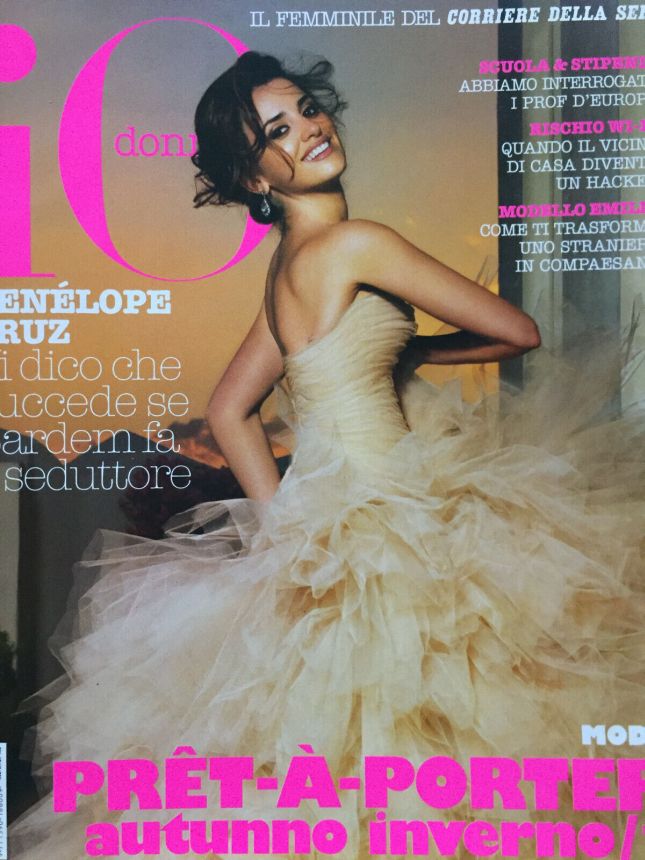 IO DONNA magazine side cover Issue 38   2008