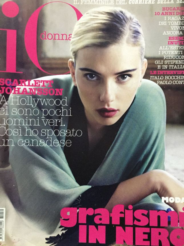 IO DONNA magazine side cover Issue 50   2008