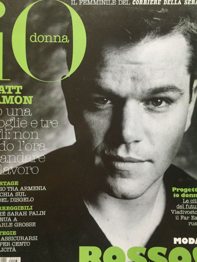IO DONNA magazine side cover Issue 38   2009