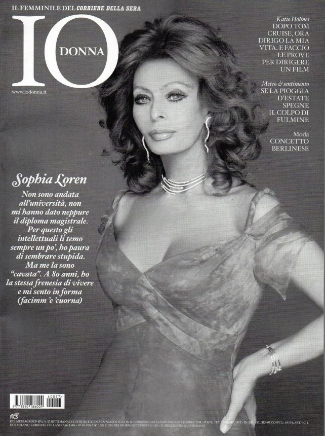 IO DONNA magazine side cover Issue 37   2014