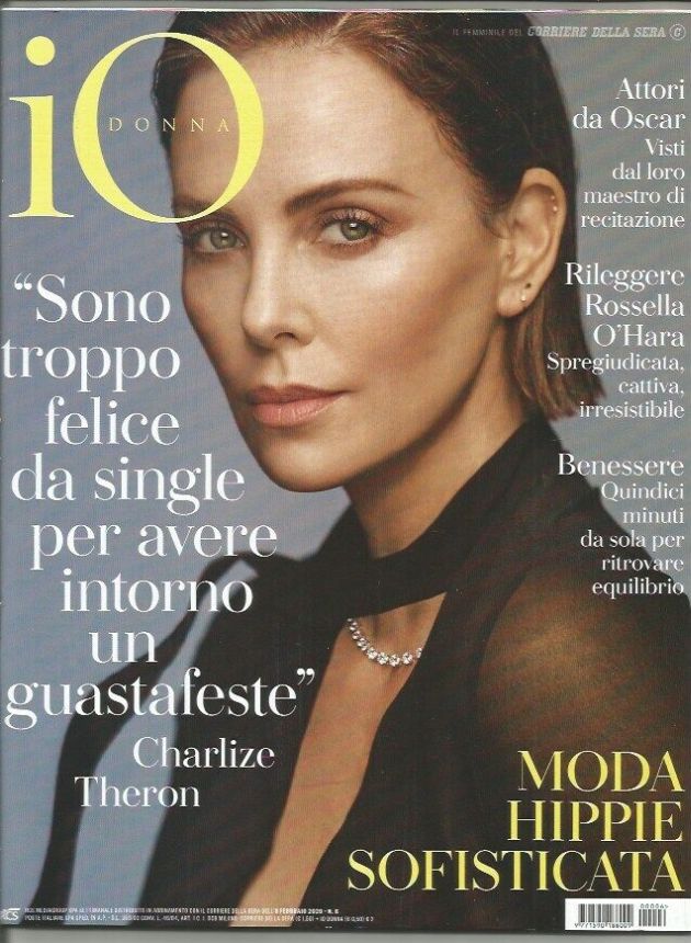 IO DONNA magazine side cover Issue 6 8 February 2020