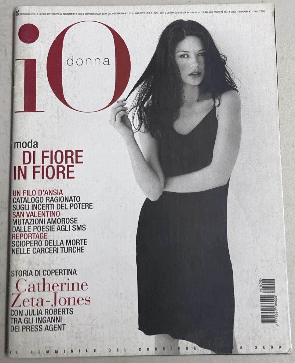 IO DONNA magazine side cover  June 2002