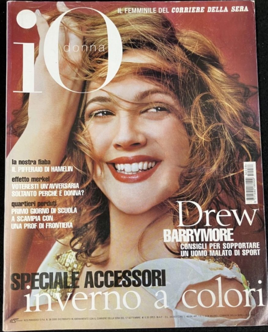 IO DONNA magazine cover Issue 38 12 September 2005