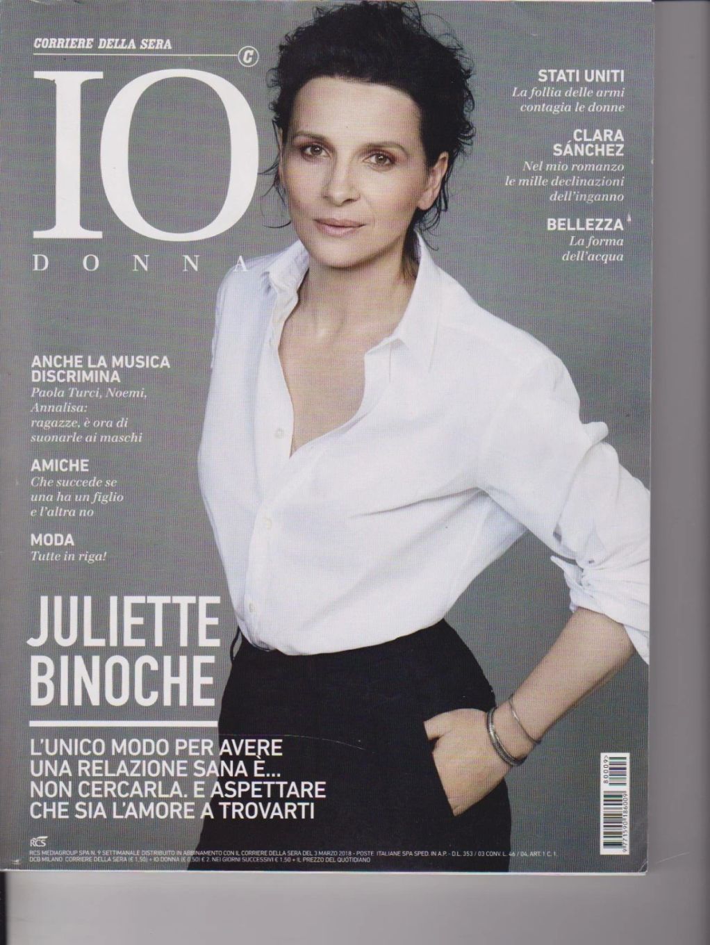 IO DONNA magazine side cover Issue 9 3 March 2018