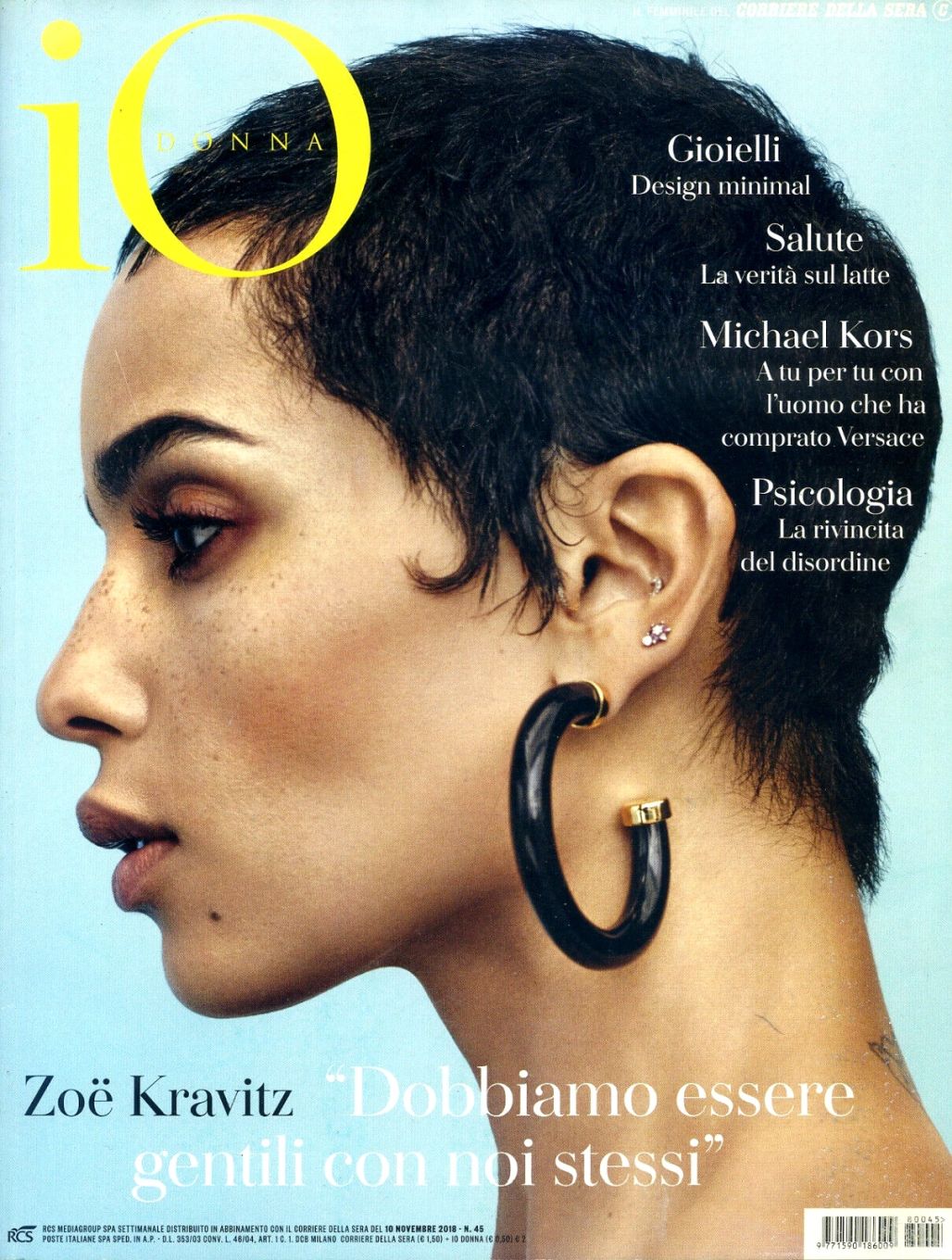 IO DONNA magazine side cover Issue 45 12 November 2018