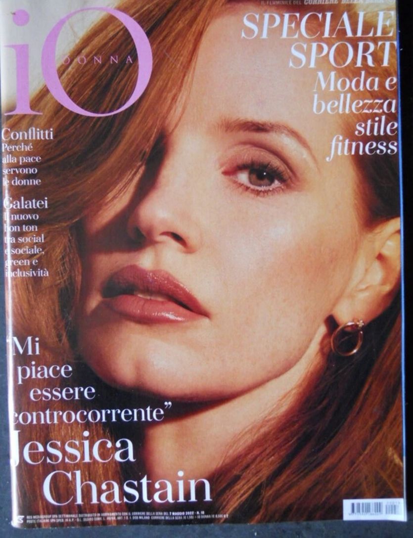 IO DONNA magazine cover Issue 18   2022