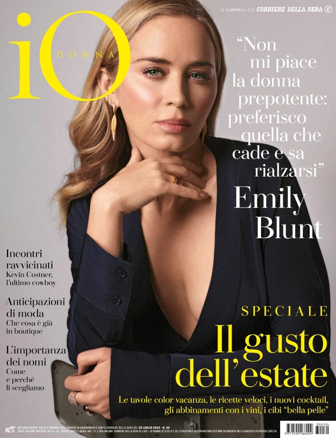 IO DONNA magazine side cover Issue 30 29 July 2023