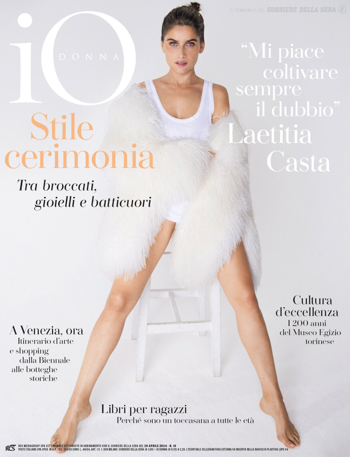 IO DONNA magazine side cover Issue 16 20 April 2024
