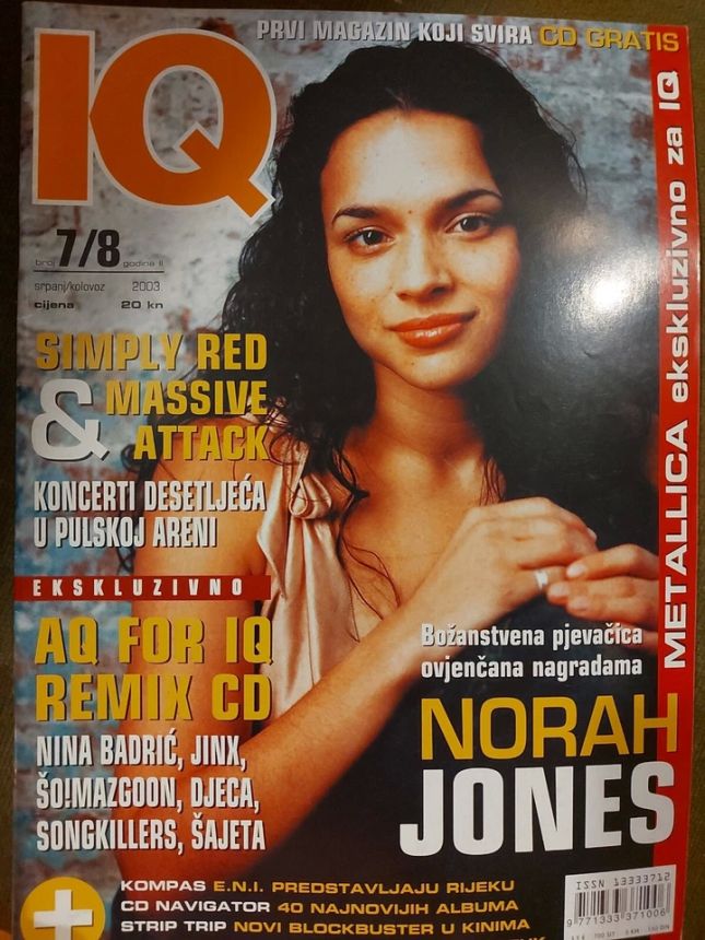 IQ CROATIA magazine side cover  July/August 2003