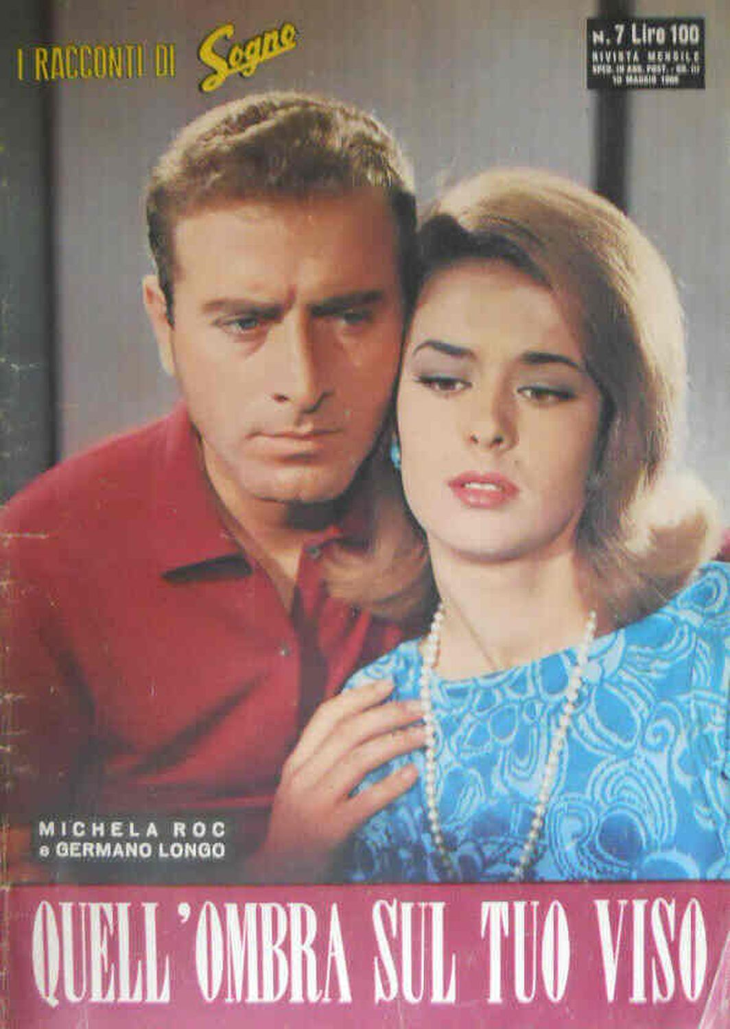 I RACCONTI DI SOGNO magazine side cover Issue 7 10 May 1966