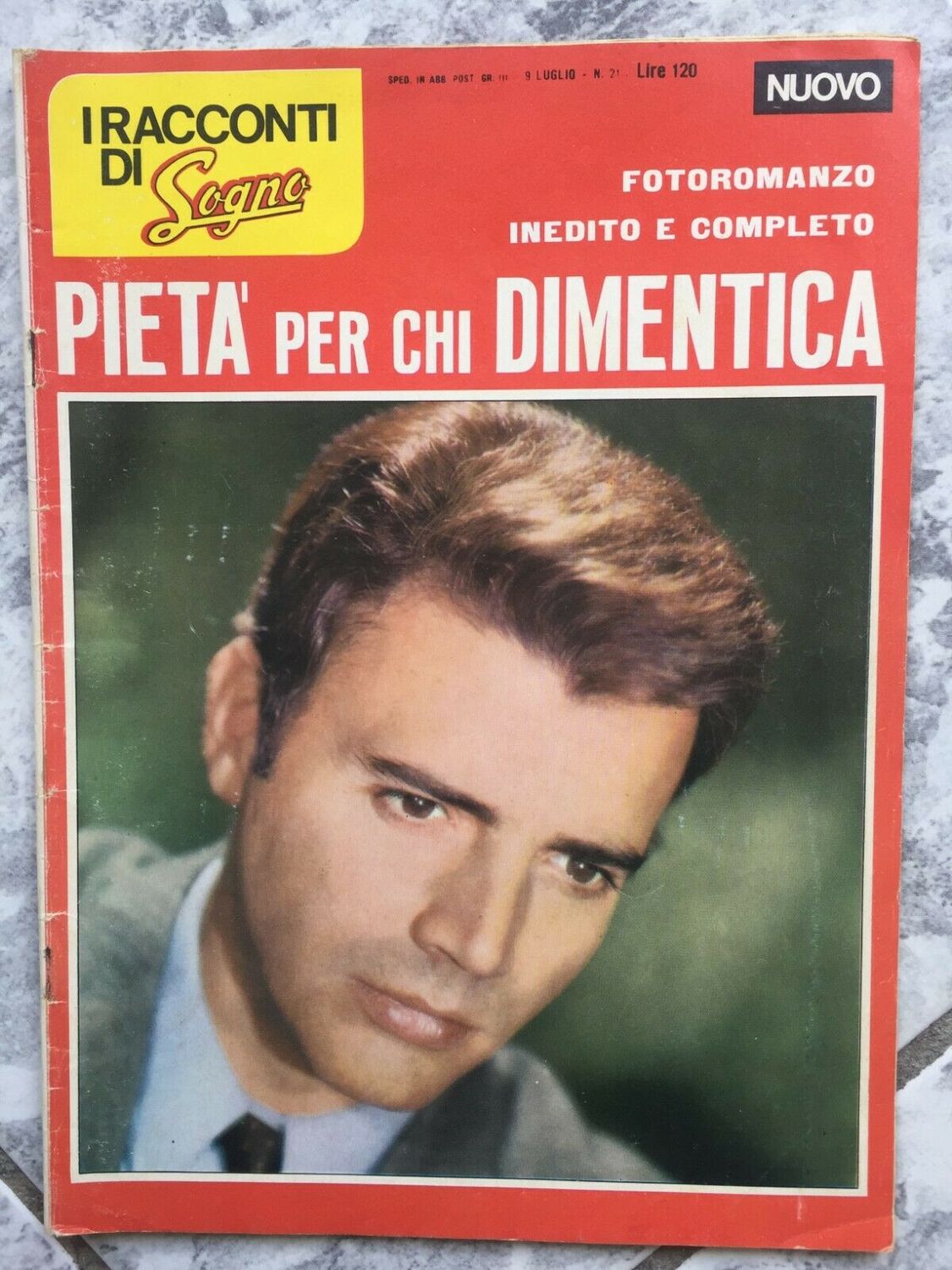 I RACCONTI DI SOGNO magazine side cover Issue 21 9 July 1967