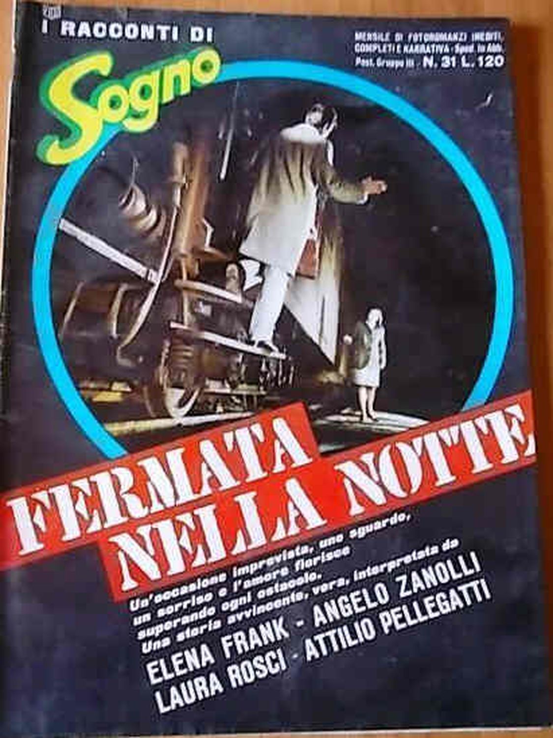 I RACCONTI DI SOGNO magazine side cover Issue 31   1968