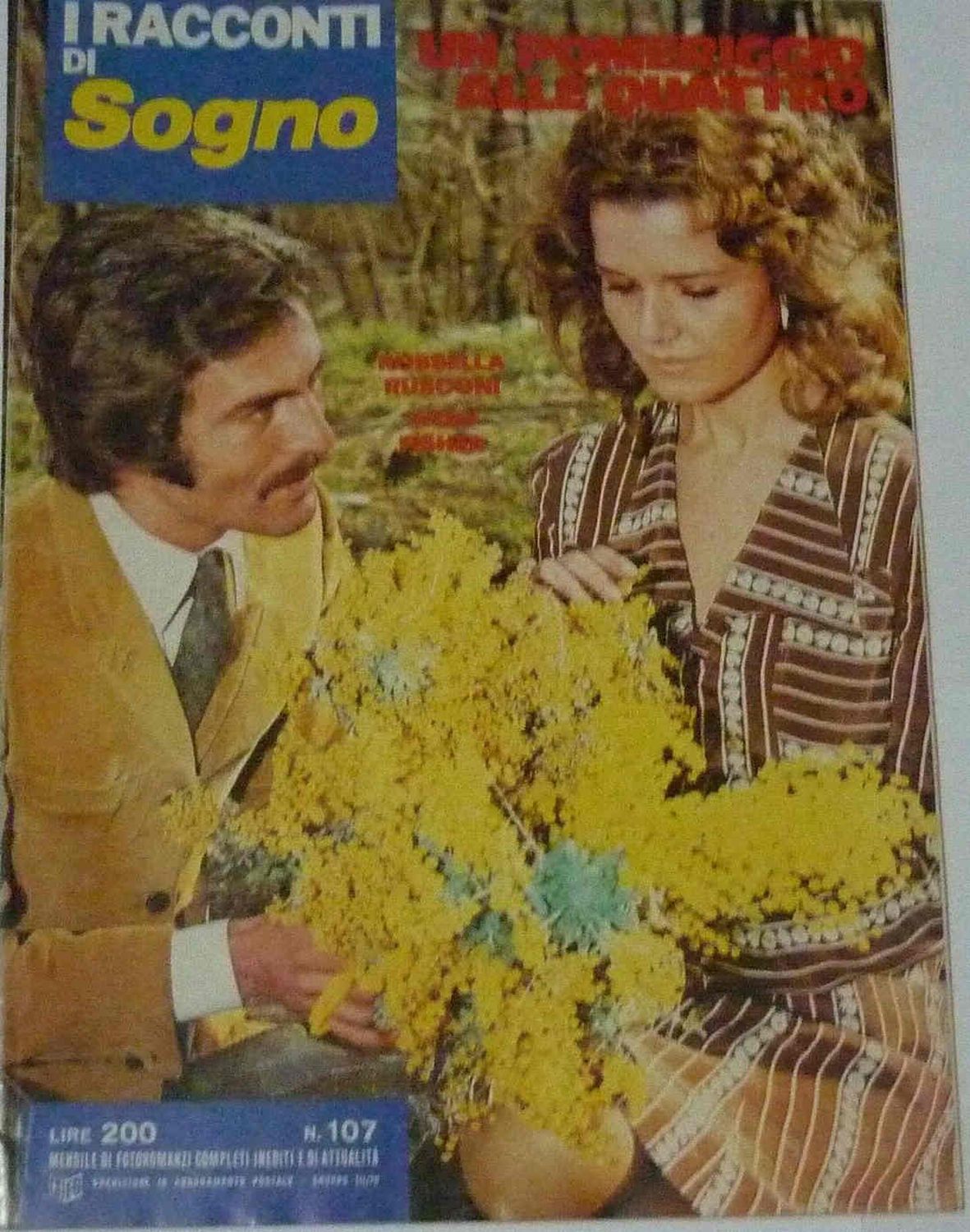 I RACCONTI DI SOGNO magazine side cover Issue 107   1973