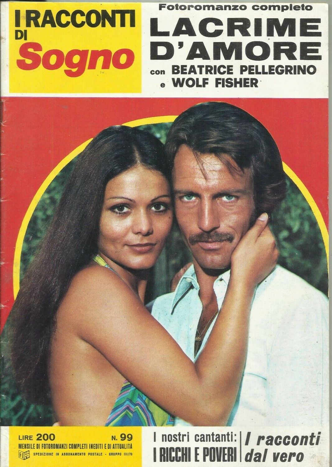 I RACCONTI DI SOGNO magazine side cover Issue 99   1973