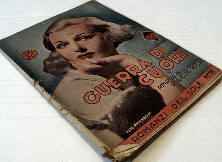 I ROMANZI DEL SOLE magazine side cover Issue 18  1936