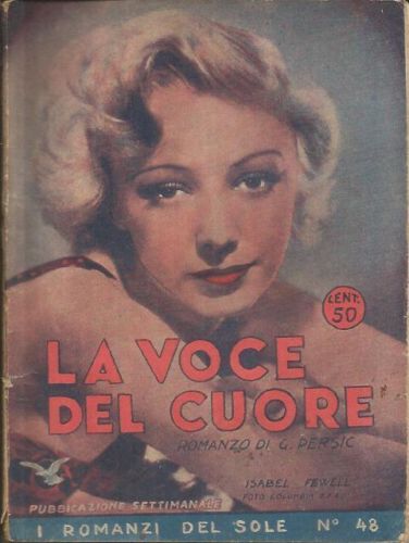 I ROMANZI DEL SOLE magazine side cover Issue 48  1936