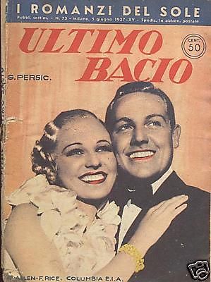 I ROMANZI DEL SOLE magazine side cover Issue 75 3 June 1937