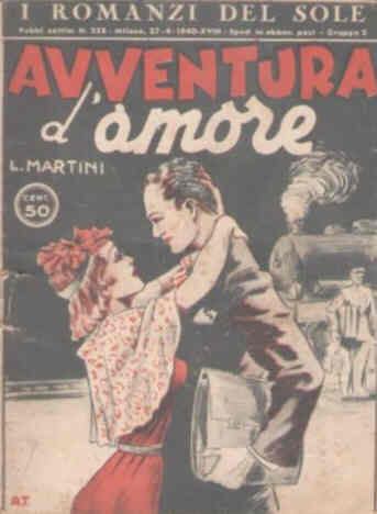 I ROMANZI DEL SOLE magazine side cover Issue 235 27 April 1940