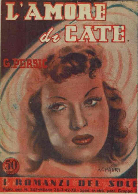 I ROMANZI DEL SOLE magazine side cover Issue 345 28 February 1942