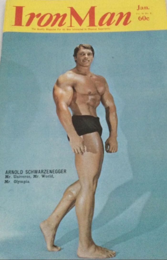 IRON MAN magazine side cover  January 1971