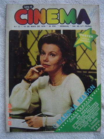 ISTO E CINEMA magazine side cover Issue 17 19 May 1978