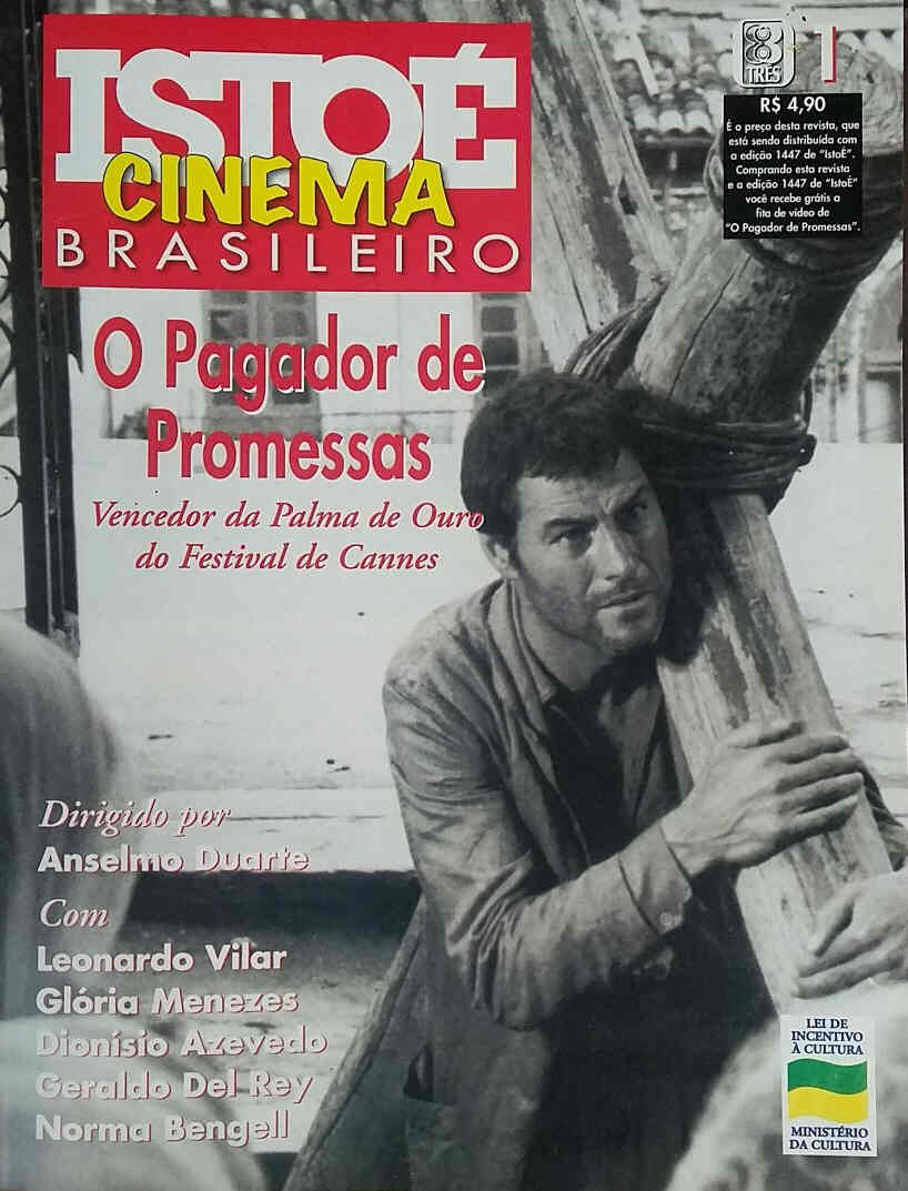 ISTOE CINEMA BRASILEIRO magazine side cover Issue 1  1997