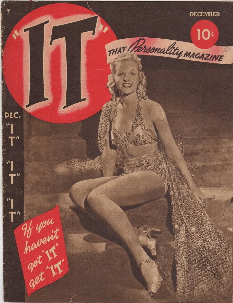 IT (40s) magazine side cover  Vol 1 No 3  December 1940