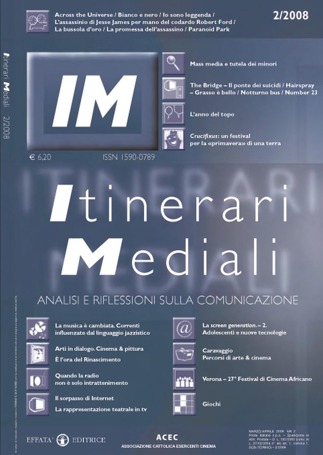 ITINERARI MEDIALI magazine side cover Issue 2  2008