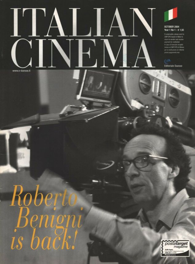 ITALIAN CINEMA magazine side cover Issue 1  October 2004