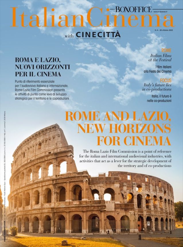 ITALIAN CINEMA magazine side cover Issue 4  October 2022