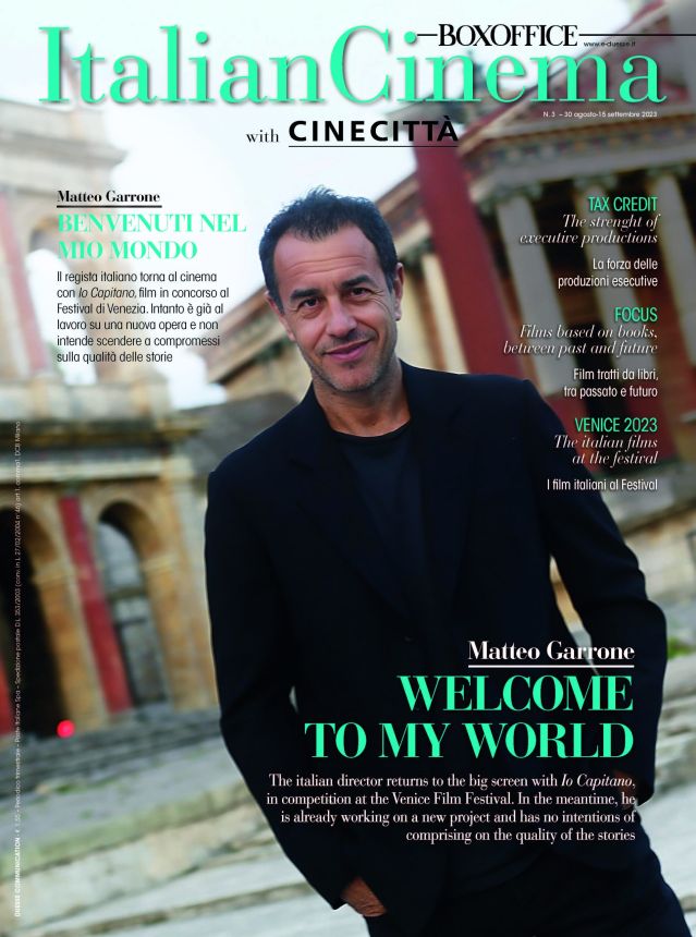 ITALIAN CINEMA magazine side cover Issue 3  August/September 2023