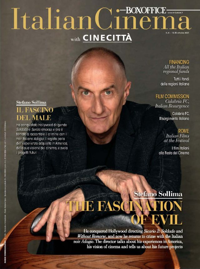 ITALIAN CINEMA magazine side cover Issue 4  October 2023