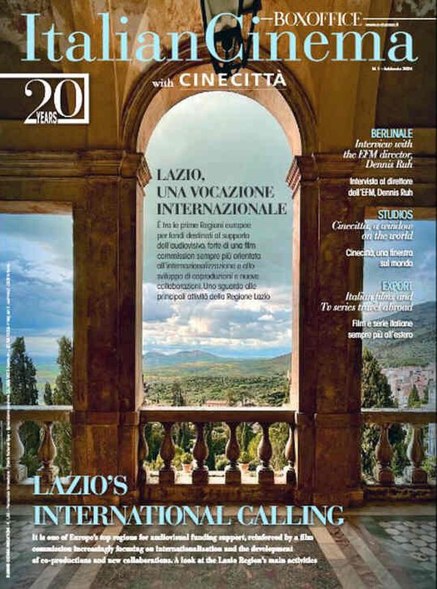 ITALIAN CINEMA magazine side cover Issue 1   2024