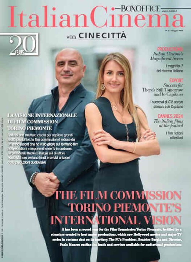 ITALIAN CINEMA magazine side cover Issue 2   2024