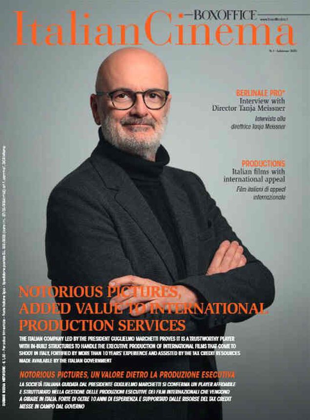 ITALIAN CINEMA magazine side cover Issue 1  May 2025