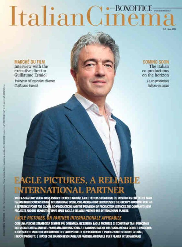 ITALIAN CINEMA magazine side cover Issue 2  May 2025