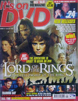 ITS ON DVD magazine side cover Issue 9 August 2002