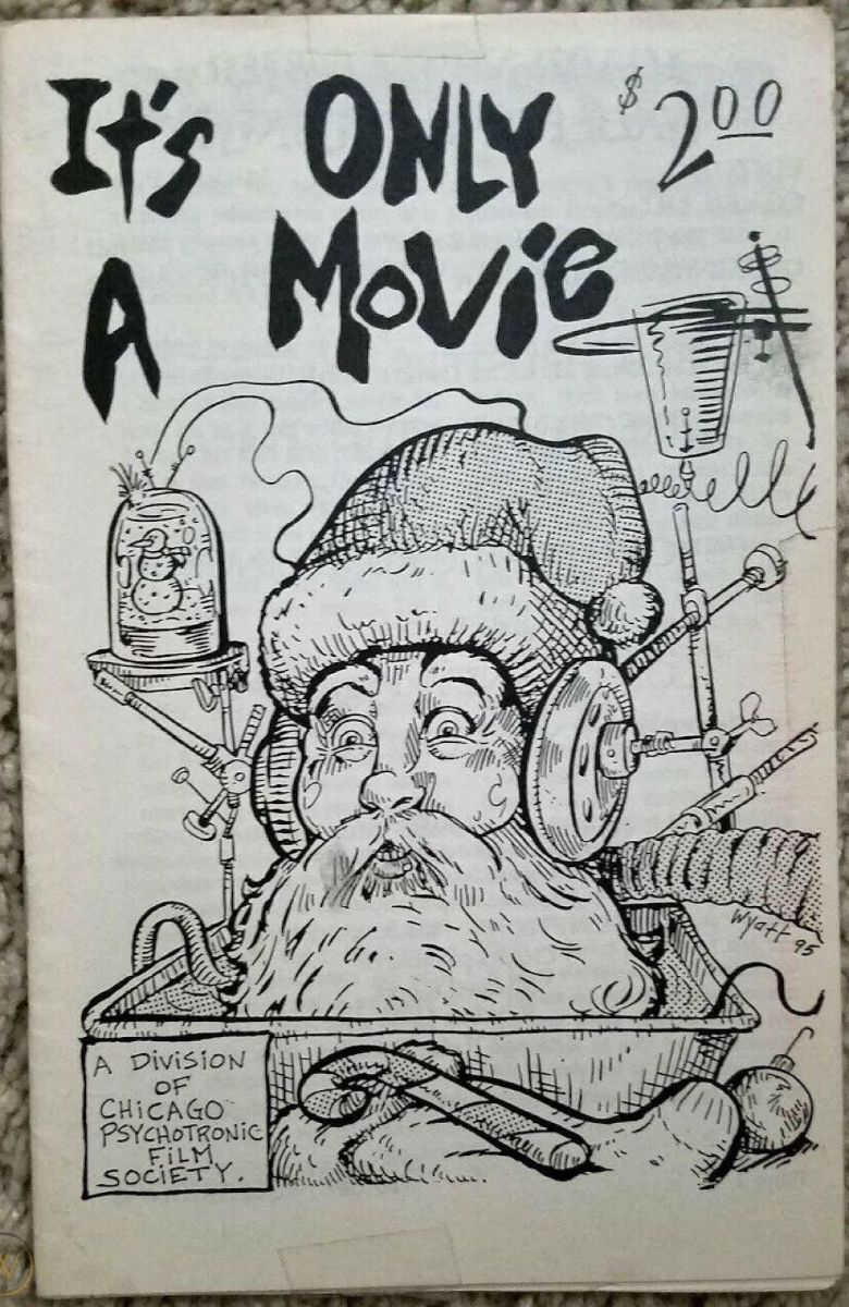 ITS ONLY A MOVIE magazine side cover Issue 10   1987