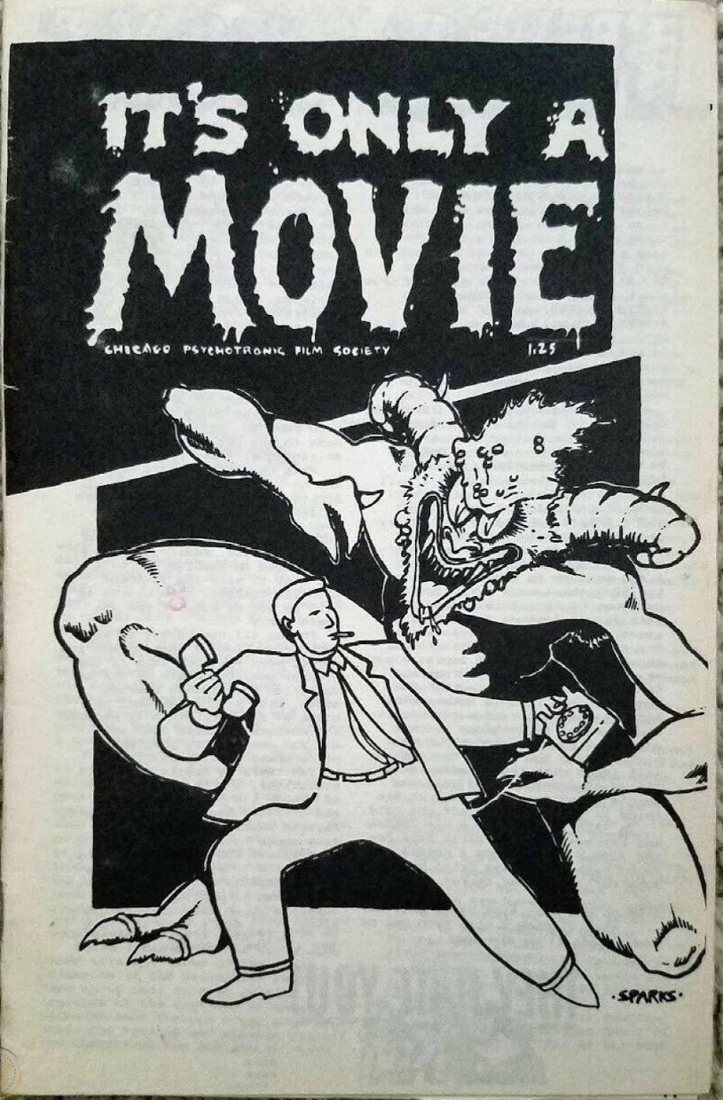 ITS ONLY A MOVIE magazine side cover  Vol 2 No  11   1987