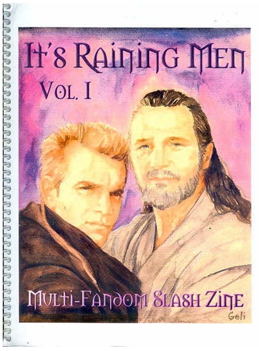 ITS RAINING MEN magazine side cover Issue 1 October 2000