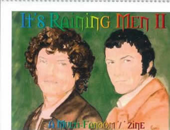 ITS RAINING MEN magazine side cover Issue 2 October 2001