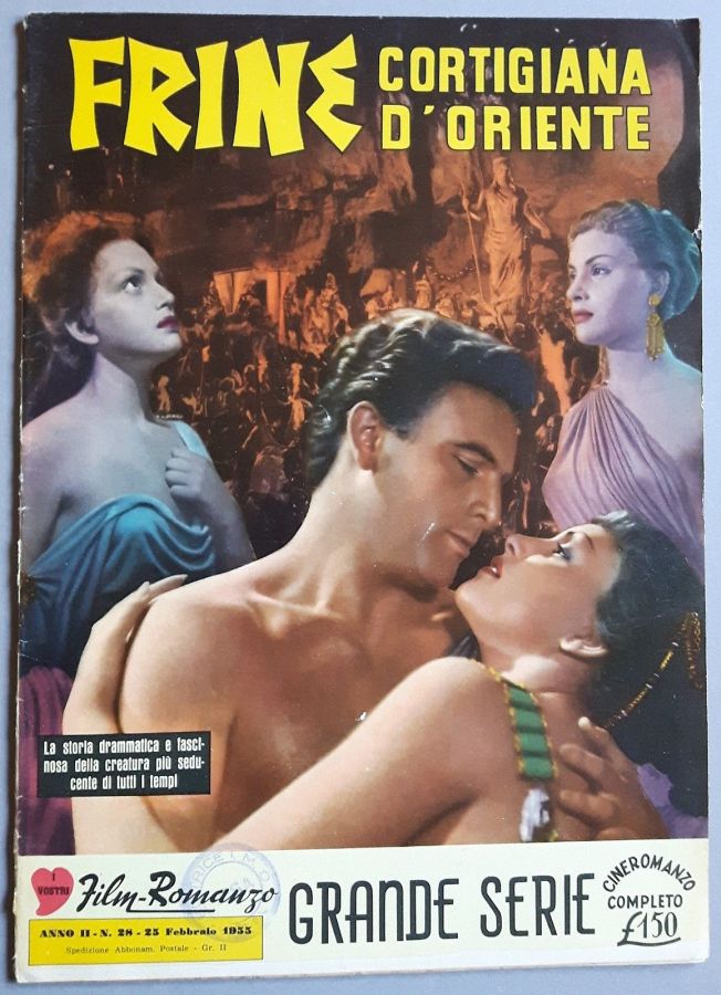 I VOSTRI FILM-ROMANZO magazine side cover Issue 28 25 February 1955