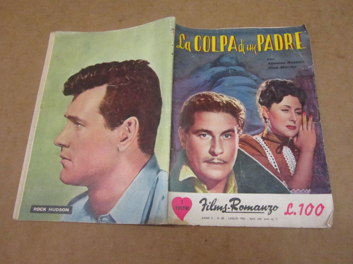 I VOSTRI FILM-ROMANZO magazine side cover Issue 89  July 1963