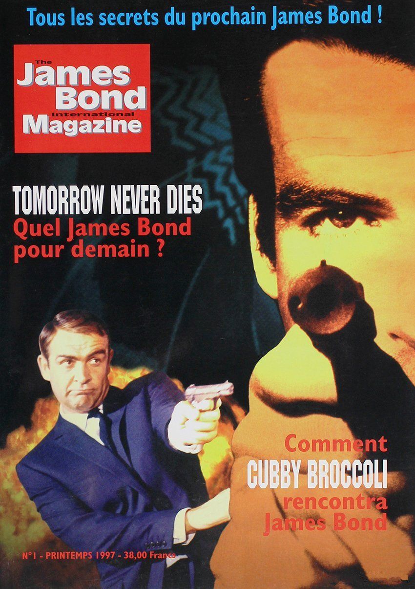 JAMES BOND magazine side cover Issue 1 Spring 1977