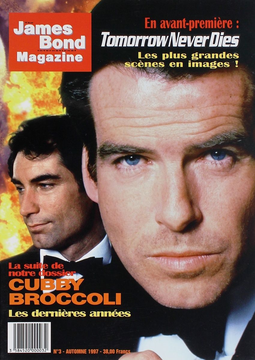 JAMES BOND magazine side cover Issue 3 Autumn 1997