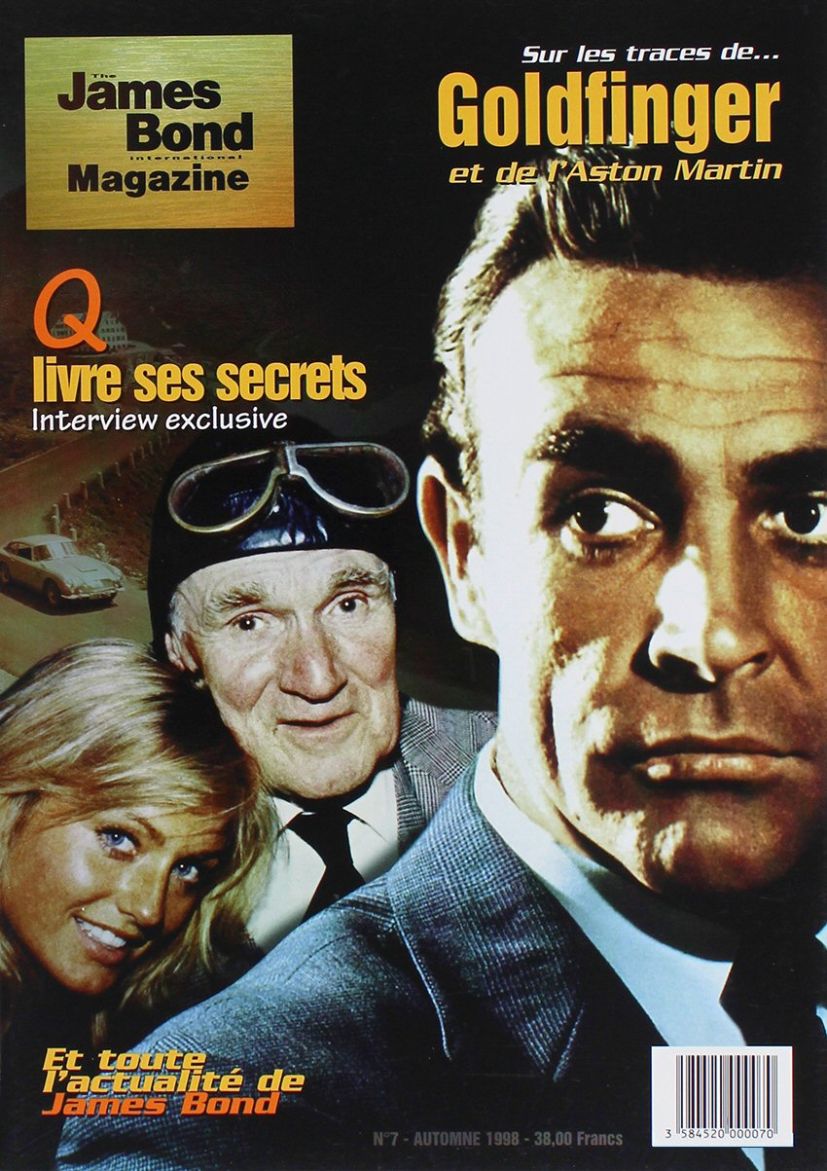 JAMES BOND magazine side cover Issue 7 Autumn 1998