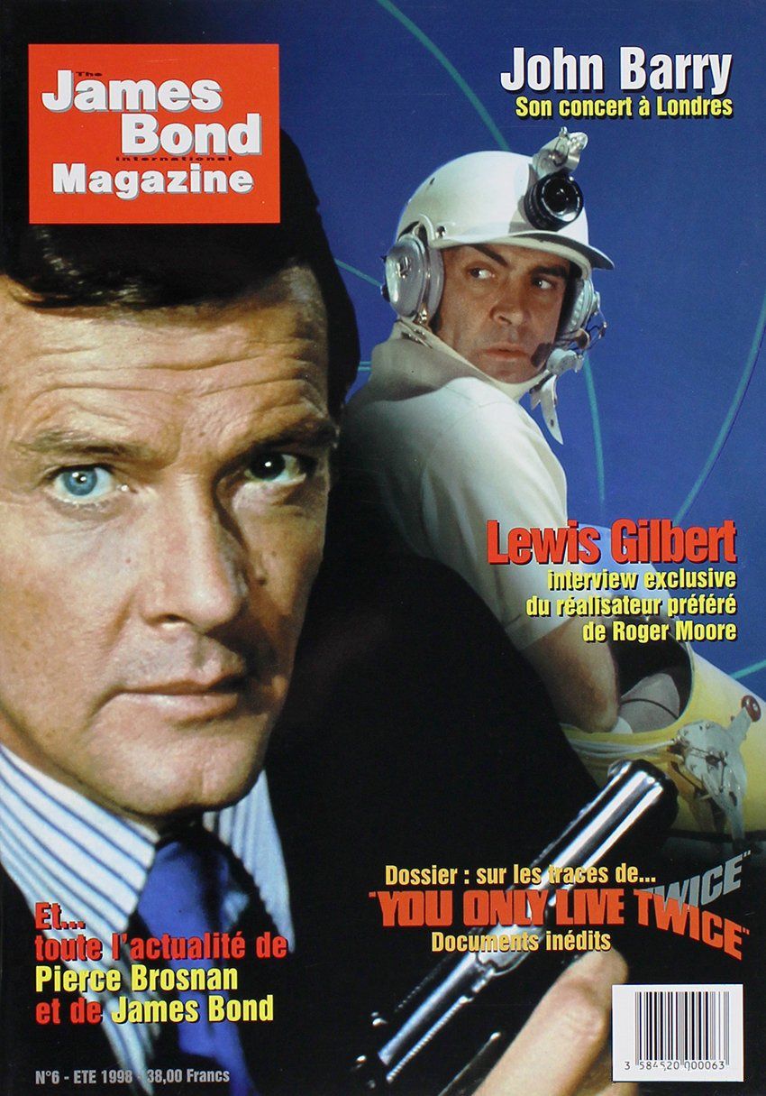 JAMES BOND magazine side cover Issue 6 Summer 1998